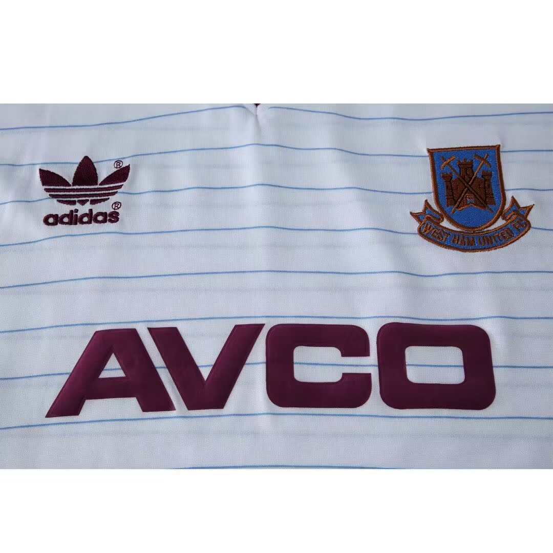 West Ham 1986 Away Retro