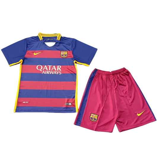 Barcelona 2015-2016 Home Kids Retro