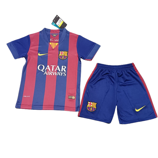 Barcelona 2014-2015 Home Kids Retro