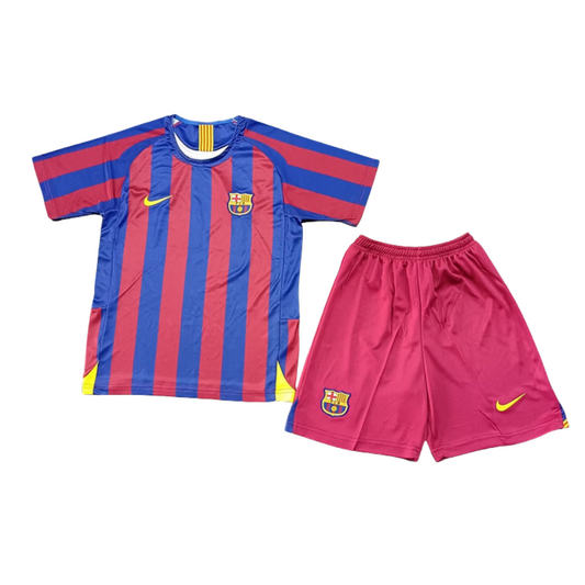 Barcelona 2005-2006 Home Kids Retro