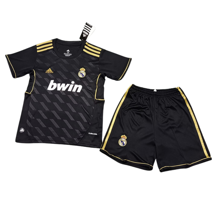 Real Madrid 2011-2012 Away Kids Retro