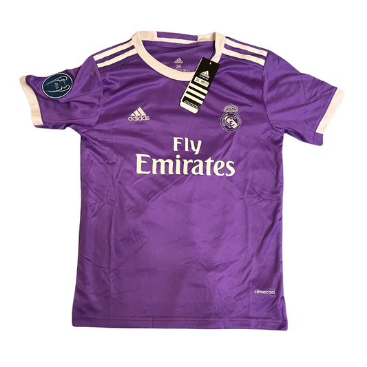 Real Madrid Away Kids Retro 2016-2017