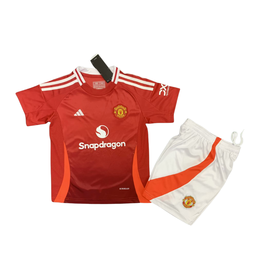 Manchester United 2024-2025 Home Kids